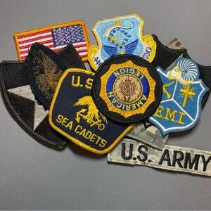 Vintage military patch lot
